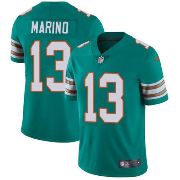 Mens Youths Kids Womens Dan Marino Aqua Vapor Jersey Stitched